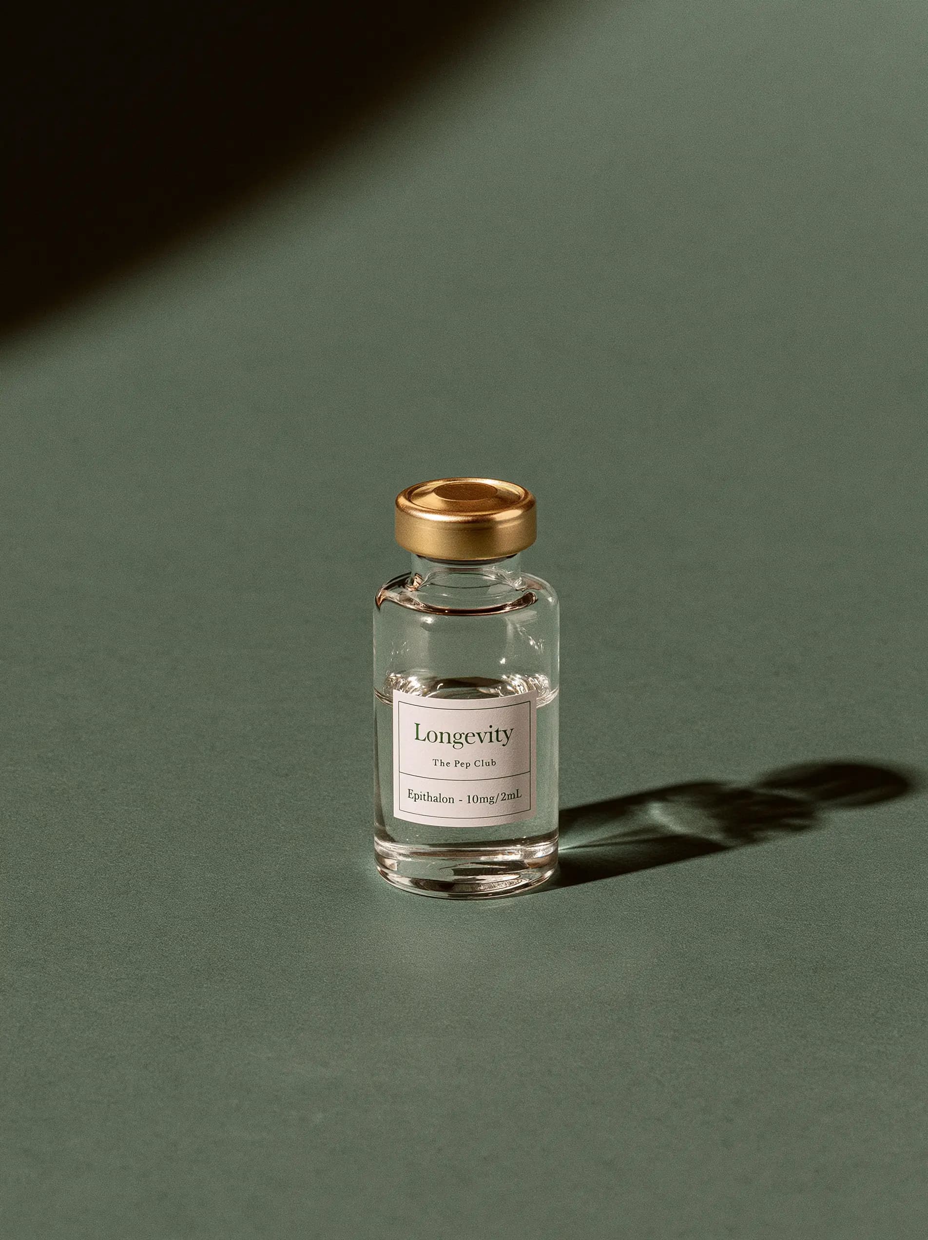 Longevity protocol vial